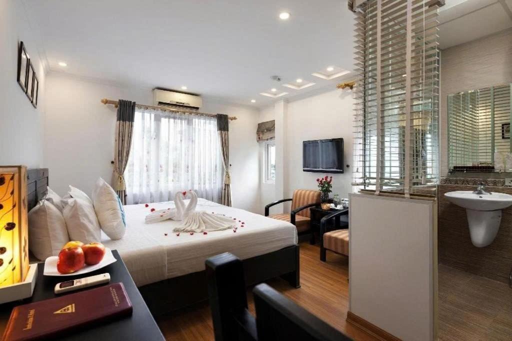 Ha Noi Lake View Hotel & Travel Hanói Exterior foto